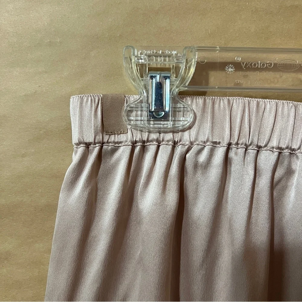 Lunya NWT Washable Silk Tulip Back Set Delicate Pink Pajamas Top & Shorts Size S